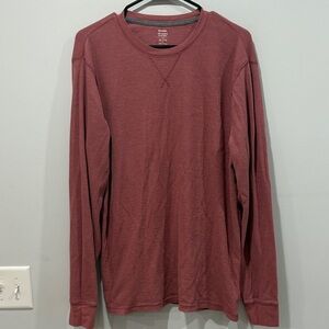Old Navy Men's Long Sleeve Burgundy Tee